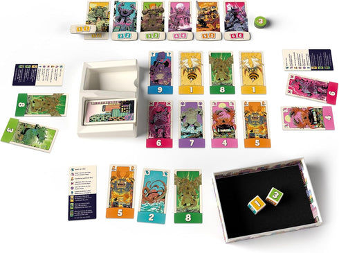 Repos Production Pikit Board Game - Dice Rolling & Card Claiming Strategy Game for Kids & Adults, Ages 8+