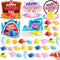 JOYIN 30 Packs Valentines Day Gift Cards with Mochi Squishy Toys, Stress