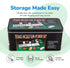 Set 2 Gamie Texas Holdem Poker Game - Includes Holdem Mat, Card Decks, Chips, Chip Holder and Tin Storage Box - Fun