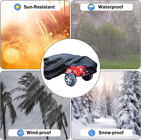 Kids Ride-On Toy Car Cover, 52 x 26 x 22 Inch Outdoor Waterproof Protection Cover for Electric Cars