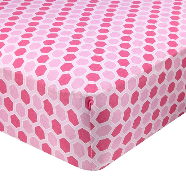 Abstract Super Soft Fitted Crib Sheets 100% Jersey Cotton for Boys and Girls