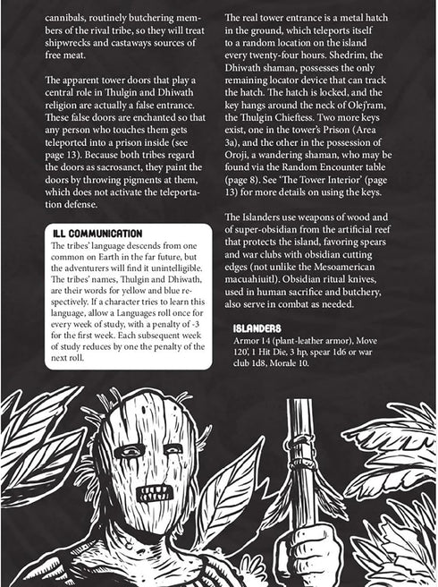 The Obsidian Anti-Pharos - RPG Booklet, 24 Page Black & White A5-Sized Booklet for Occult Mystery in 1631
