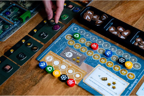Thunderworks Games - Stonespine Architects Strategy Board Game | Ages 10+ | Family Game for 1-5 Players