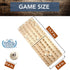 WE Games Retro Bingo Game Set with Metal Rotary Cage, Deluxe Wooden Master Board, Family Games