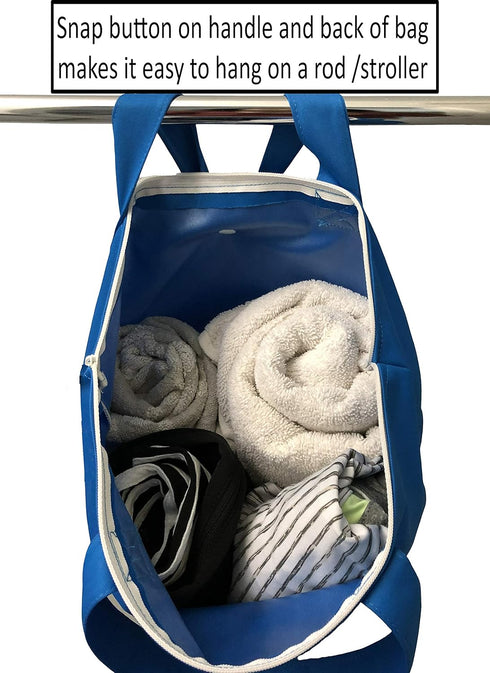 MOM & BAB Wet Bags for Baby | Travel | Cloth Diapers | Swimsuits and Towel | Wet Dry Bag for Breast Pump Parts, Gym