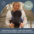 3 1 33lbs L296 Dreambaby Manhattan Adjustable in Position Baby Carrier - IHDI Approved Hip Healthy - Newborns Toddlers