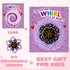 28 Packs 4-Design JOYIN Valentines Day Gift Cards with Fidget Spinners, DIY Chain Robot Fingertip Toys, Deformable