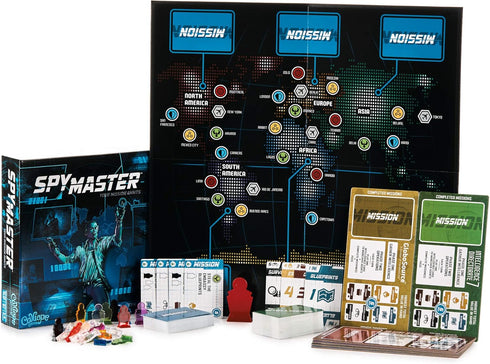 Calliope Games SpyMaster - Strategy Spy Board Game for Kids & Adults - Perfect for Family Game Night, 2-6 Players
