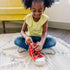 Melissa & Doug Learn to Tie a Shoe - Deluxe Wood Lacing Sneaker Toy