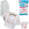 Disposable Toilet Seat Covers (6 Pack, Sports) - XL Waterproof Cover for Toddlers, Kids & Adults, Portable & Wrapped