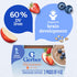 2nd 4 oz 2 Count (Pack 8) Gerber Foods Apple Strawberry Blueberry with Mixed Cereal Baby Food, Tubs
