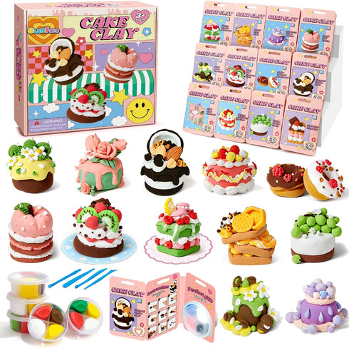 GLANFOIO Air Dry Clay for Kids Modeling Clay Kit, 12 Box Model Magic
