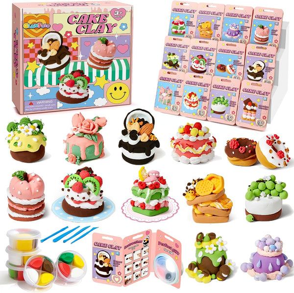 GLANFOIO Air Dry Clay for Kids Modeling Clay Kit, 12 Box Model Magic