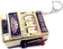 Mini Slot Machine Toy, Funny Lucky Bank with Spinning Reel and Keychain for Festivals