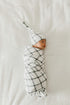Ledger Design Large Baby Swaddle Blanket in Premium Knit