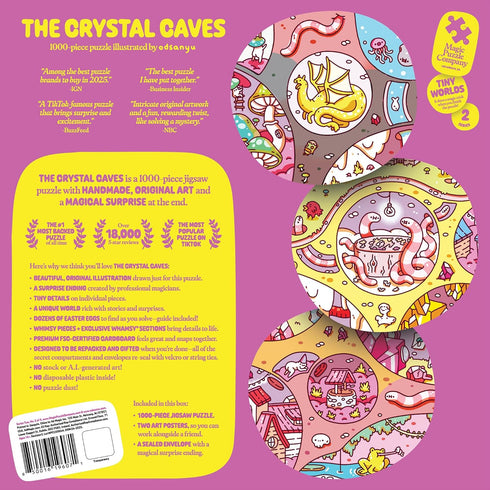1000 The Crystal Caves Piece Jigsaw Puzzle from The Magic Puzzle Company Series Two