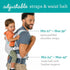 4-in-1 Infantino Flip Light & Airy Convertible Baby Carrier, Adjustable, Ergonomic Babywearing, Registry Essential