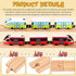 Pack 8 Packs (2 Liliful of Wood Train Track Expansion Compatible with Most Train Tracks Sizes,Mixed Straight)