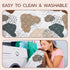 71x59 Inch Baby Play Mat - Thicken Soft Foam Crawling Mat for Playpen & Floor, Non-Slip Waterproof Activity Playmats