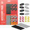 PLUS PLUS Accessory Pack, Gray & Black - 2 Baseplates, 8 Wheels for Construction Building Toy
