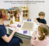 2 in 1 Math Board Game for Kids - Wooden Multiplication Addition Toys for Girls Boys 4-9 Years Old