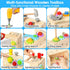 Set 39 3 4 5 6 Kids Tool with Electric Drill, Pcs Wooden Toddler Play Tool Bench Kits with Tool Box, Montessori STEM