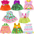 8 Sets Baby Doll Clothes,Baby Alive Clothes Dress Outfits Accessories for 10-12