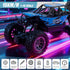 NXD 1:18 4WD 2.4 6 7 8 9 10 11 12, RC Truck, Remote Control Car with Spray & Light, All Terrain Off-Road Monster Truck