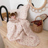 Summer 47"x51" BuLuTu Baby Nursery Throw Blanket Cotton Muslin Kids Blanket with Cute Galsang Flowers Crib/Cradle Quilt