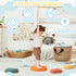 Balance Stepping Stones for Kids - 5pcs Non-Slip River Stones for Indoor & Outdoor Coordination Games, Ages 3-8+