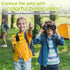 Liliful 12 Sets Kids Binoculars and Compass Play Set - Shockproof High Resolution Binoculars for Outdoor Activities