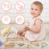1-3, Set VINJOE Baby Musical Instruments-Toddler Montessori Wooden Musical Toys for Kids Neutral Colors Percussion