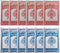 Economy Playing Cards - 48 Decks (24 Red & 24 Blue) - Plastic Coated, 2.3/8 x 3.3/8 inches - Great for Poker & Blackjack