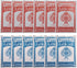 Economy Playing Cards - 48 Decks (24 Red & 24 Blue) - Plastic Coated, 2.3/8 x 3.3/8 inches - Great for Poker & Blackjack