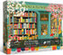 PICKFORU 1000 Book Jigsaw Puzzles Pieces, Spring Flowers Bookstore Puzzles for Adults, Blooming Bookshelf Puzzle as