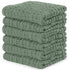 Comfy Cubs Muslin Baby Washcloths 6 Pack - Soft 6-Layer Cotton Wash