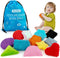 teytoy Texture Sensory Bean Bags Toys for Autism, 12 Fidget Sensory Shape Toys for Infant Development