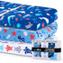 GROW WILD Changing Pad Cover 3 Pack | Soft & Stretchy Jersey Cotton | Baby Changing Table Pad Cover | Diaper Changing Pad Covers for Girls and Boys (Ocean & Under The Sea)