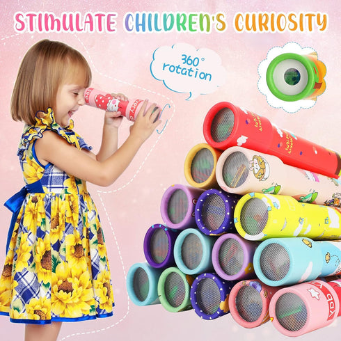 20 Pcs Classic Kaleidoscopes Educational Toys for Birthday Party, School Classroom Prizes, Random Colors (Cute Style)
