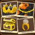 Set, 14+ (950 Vziimo Magic Animals Building Animal Toys with Necklace, Ring, Treasure Box & Crown, MOC Animal Building