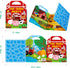 35 Reusable Sticker Book, Farm Animal Static Stickers Waterproof Animals & Insects Decals Matching Game Activity Books