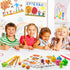Cinrobiye 244 Pcs Fall Pumpkins Party Favors - Maple Leaf Party Supplies, Thanksgiving Day School Stationery Set,