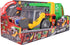 19" Set Maxx Action Large Motorized Maxx Action Garbage Truck Toy with Lights and Sound Includes Dumpster, Trash Bin