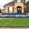 Happy 16th Birthday Banner Blue, Large 16th Bday Sign for Outdoor Decoration (9.8 x 1.6 feet)