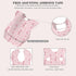 Cosermart 50pcs Disposable Bibs for Baby, Disposable Travel Bibs with Crumb Cather for Kids Self Feeding Individual