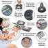 Portable Changing Pad - Waterproof Diaper Changing Mat - Foldable Diaper Changing Clutch Kit