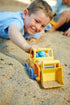 Green Toys Scooper Construction Truck in Yellow/Orange for Kids Outdoor Play