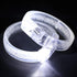 LED Light up Bracelets, White Glow Wristbands Party Favors, 12 Pack for Birthday, Halloween, Kids over 3 Years
