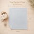 Sweet Dreams 30x40 Tummy Soft Baby Blanket - Breathable Blanket for Boys & Girls, Swaddle, Time (Blue)