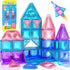 Soyee Magnetic Tiles Toddler Toys Travel Essential Games Magnet Building Blocks STEM